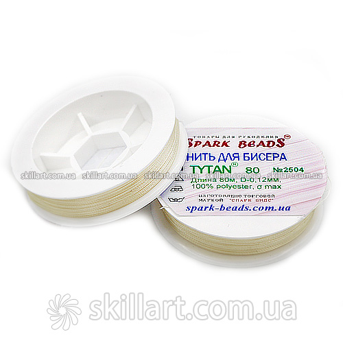 Нитки для бисера Tytan 80 Spark Beads (80м), 2504